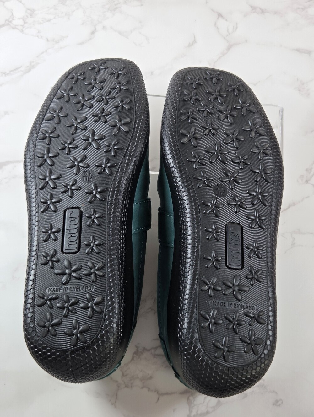 hotter Teal Nubuck Mary Jane Strap Shoes(B27) - Picture 6 of 15